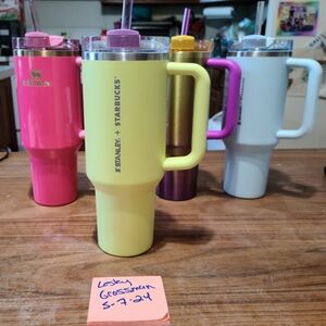 Stanley x Starbucks Limited Edition Thailand Lime Purple 40oz Quencher Tumbler